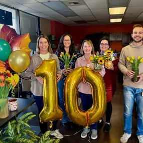 We hit our 10 years in the agency and couldn't be more thankful!