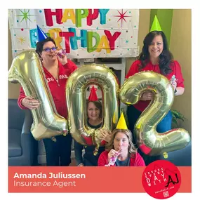 Who’s 102? State Farm that’s who! Come celebrate with us ???? #statefarm102 #insureeverydaywithaj #localagent #amandajsf #celebration #birthday #jakefromstatefarm #anchorage #alaska