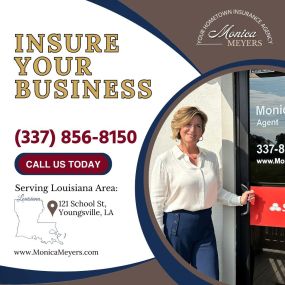 We help local business owners SAVE BIG with GREAT COVERAGE. Call Team Monica Meyers today to insure your business with the right insurance plans at the right price for you.