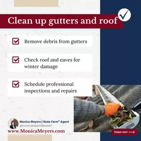 Spring Cleaning season is here! 
At #TeamMonicaMeyers, we've prepared a checklist to help you be more efficient:
Clean up gutters and roof 
Refresh your home's exterior 
Check your systems and energy usage 
Review your home insurance 
Remember, home should be a place that makes you feel refreshed after a long day of work. Not a source of stress, but a place where you can kick back and relax. Make sure your home is in shape and protected against unpredictable events.
If you still haven’t found ho