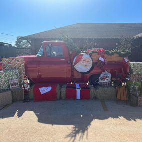 The Little Red Truck will be at Winterfest tonight and tomorrow at the Galveston County Fair Grounds.