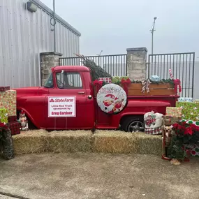 The Little Red Truck will be at Winterfest tonight and tomorrow at the Galveston County Fair Grounds.