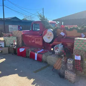 The Little Red Truck will be at Winterfest tonight and tomorrow at the Galveston County Fair Grounds.