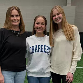 We had a wonderful celebration at Oxford High School yesterday as our daughter @emerson.r.maniscalco — along with star volleyball players Mileah Prince, Jaslyn Montgomery, and Daelyn Bozeman — had their official signing day! Emerson will be running cross country and track @uahtfxc next year. Go Chargers! Our family wants to thank all of Emerson’s coaches (especially @ldelo22) @ohsxctf, teammates, family and friends who came out to share in our joy — many of whom traveled long distances and juggl