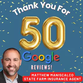 Thank you so much to our wonderful customers for 50 Google Reviews! We are so grateful that you each took the time to share your experiences with us.