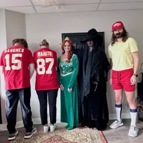 Happy Halloween from your Oxford State Farm family! This year, we have State Farm's own #Mahomes and #Maauto,  as well as #PrincessFiona from Shrek, the #WidowWitch and #ForrestGump! We hope everyone has a happy and safe Halloween.