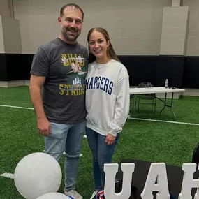 We had a wonderful celebration at Oxford High School yesterday as our daughter @emerson.r.maniscalco — along with star volleyball players Mileah Prince, Jaslyn Montgomery, and Daelyn Bozeman — had their official signing day! Emerson will be running cross country and track @uahtfxc next year. Go Chargers! Our family wants to thank all of Emerson’s coaches (especially @ldelo22) @ohsxctf, teammates, family and friends who came out to share in our joy — many of whom traveled long distances and juggl