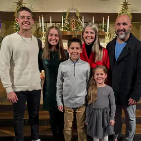 From our family to yours, Merry Christmas! 
Isaiah 9:6: “For to us a child is born, to us a son is given, and the government will be on his shoulders. And he will be called Wonderful Counselor, Mighty God, Everlasting Father, Prince of Peace.”