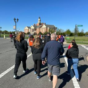 Thank you to Team Burgess for getting up early today to Walk together to support MS research and awareness!