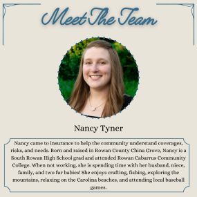 Mary Elizabeth Burgess - State Farm Insurance Agent
Meet our team member, Nancy!