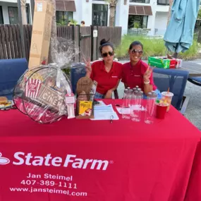 Resident Pool Party at Alta LongWood with raffle gift baskets