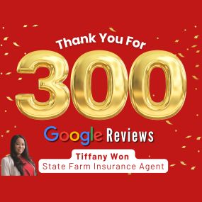 Thank you ALL so much for helping us get to 300 Google Reviews!!