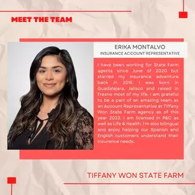 Meet Erika! We love having her as part of the WON team.