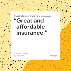 Thank you for taking the time to leave us feedback, Ashley. Nothing is more important to us than providing our customers with the best possible insurance coverage for the best possible price.