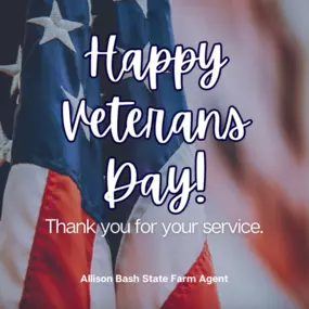 Happy Veterans Day! Today, we honor and thank all the veterans in our community. Your courage and commitment inspire us all. ????