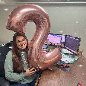 Happy T W O years here at Morgan Brinson- State Farm!! We couldn’t do it without you, Courtnie!Celebrating all that you are and all that we know you’ll continue to be for our policyholders. Thankful for a fantastic #GoodNeighbor like you!
