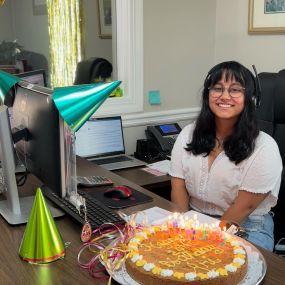 We have had much to celebrate these past couple of days 
Please join us in wishing Aryell a very Happy Birthday today from her State Farm Family! 
Thank you Two Moms Kitchen for helping us celebrate!