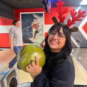 We got everyone together, including some of the kiddos, and celebrated in style at Bowlero. Merry Christmas from our family, to yours! ????