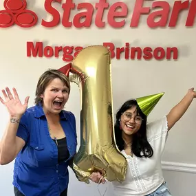 Celebrating  O N E  year of fun with these two rockstars! We are so grateful to have Aryell (Ari) and Tammy on our dream team to help protect and serve our policyholders. Thank you ladies for all that you do!