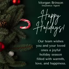 Happy Holidays from Morgan Brinson State Farm!