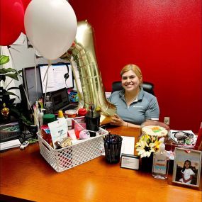 Help us celebrate our account representative Stephanie with her one year work anniversary. Stephanie is an exceptional asset to our team and we are grateful to have her. Stephanie’s passion for helping each customer that sets foot in her office is exceptional. Congratulations Stephanie!!!
