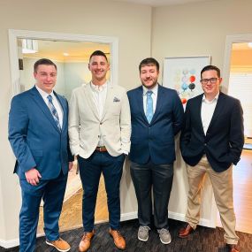 “Great things in business are never done by one person; they’re done by a team of people” -Steve Jobs

Parker, Nick, Jared & Brandon are all here to help you avoid risk and educate you!! Give them a call!!