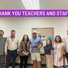 We had the great joy in dropping by lunch Monday to La Grange Middle School! Thank you Los Fuentes for doing the cooking! Huge thanks and best of luck to all the teachers and staff all over! Y’all are so important!