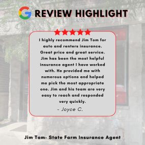 Jim Tom - State Farm Insurance Agent