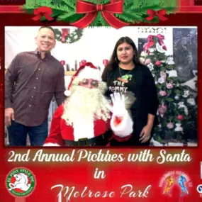 Jim Tom, State Farm Insurance Agent sponsored a picture with Santa Claus on 12/16/23 was a success with 54 families attending.  Excited children were treated to a picture with Santa, Christmas gift, pizza, chips and beverage.