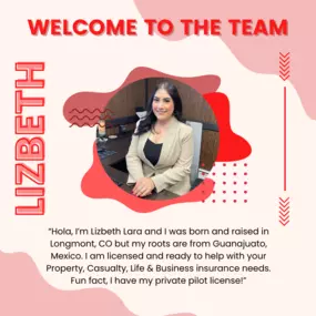 Welcome to the team Lizbeth!