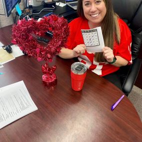 Happy National Fun Day at Work!! We celebrated today with a little “Teams” BINGO, Jump Rope, and Hopscotch!! Congrats to Sam at our Cambridge office for winning BINGO and Cali from our Salisbury Office!!