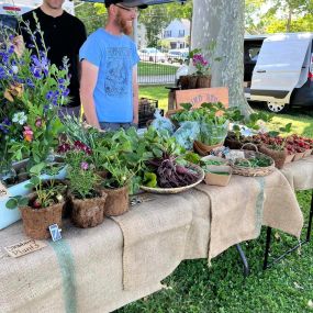 It was a beautiful afternoon in downtown Cambridge at the local Farmers Market! Our business spotlight this week goes out to Round Stone Farm ! Ethan and Michael  had a great selection of fresh cut flowers along with fruits and vegetables. If you’re close by stop in and say hi . The market is open every Thursday from 3-6 pm