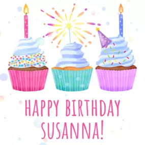 Happy birthday, Susanna!