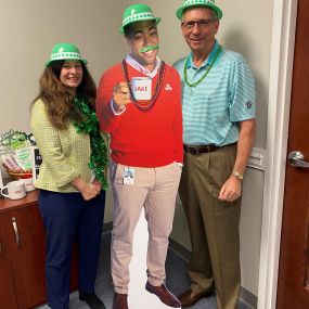 Hygan Kapikian from the NC Department of Insurance stopped by to celebrate the holiday with Jake and me. It was great seeing you again, Hygan!