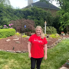 My daughter, Ashley, participating in the Neighbor Walk/Run, a virtual 5k community walk event.  The Boys and Girls Club of America has been selected as the non-profit to receive donations from the community walk.