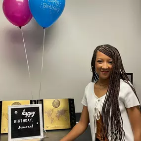 If you happen to see or talk to Simone Price today, be sure to wish her a happy birthday!  We hope you have a wonderful day, Simone!