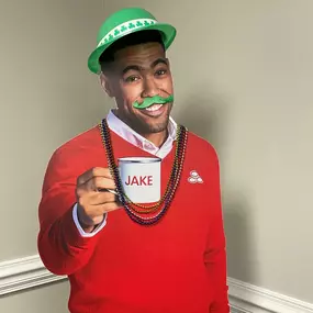 Be sure to stop by our office on Thursday, March 17, to take a St. Patrick's Day selfie with Jake & pick up a Starbucks gift card!