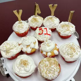 We're celebrating 31 years of being a Good Neighbor today. I couldn't have done it without my family, my team, and, most of all, the customers I've worked with over the years. It's truly a pleasure, and I'm grateful for every one of you.

(Special thanks to my granddaughter for the cupcakes!)