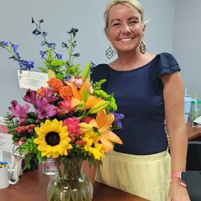 Nothing feels better than random acts of kindness and patience. Amy is one of our service team members and this week she really went above and beyond for one of our insureds and got this beautiful surprise. Nothing beats getting to connect with those in our community!