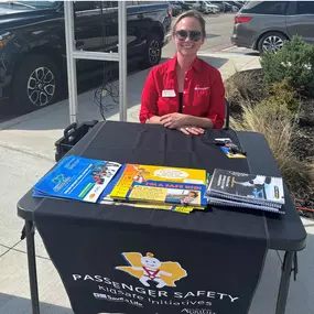 Keeping people protected is our mission!

Here is our very own Piper assisting with a recent Car Seat Safety event here in Parker County!