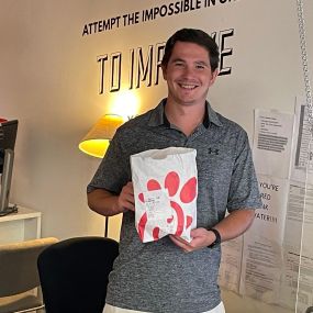 Chick-Fil-A day at the office! Keeping the team happy so they can keep our customers happy!