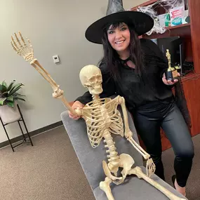 Thank you everyone who voted! Winner of the cash was #1 Bre Parr who was the “I’m Fine meme”. We also had contests all day: best decorated desk, tastiest treat, pumpkin painting and games. The overall Halloween winner for cash and the 2023 trophy was Jennifer Woodard!