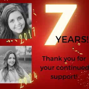 7 Years! On 4-1-2017 the Agency opened its doors. There have been mostly ups, some downs and lots of lessons learned. Thank you to all of our customers for staying loyal! #elizabethismyagent #anniversary