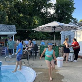 Signs of a great team is when you plan a surprise graduation pool party and it actually stays a surprise!!!  Congratulations Kymiya Maddox!!!  Class of 2024 Wilmington University