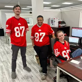 Happy National Fun Day at Work!! We celebrated today with a little “Teams” BINGO, Jump Rope, and Hopscotch!! Congrats to Sam at our Cambridge office for winning BINGO and Cali from our Salisbury Office!!