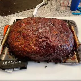 10lb smoked meatloaf - one of our favorites!