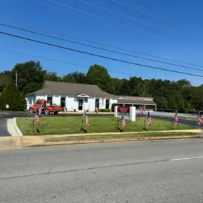 Ole Red added some United States of America Flags to his yard. We are getting tons of calls about higher insurance rates… if your rates are higher than they were in 2019… November 5, 2024 is coming make sure you control the controllable.