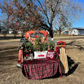 Ole Red is set for Christmas Stop #3. All he needs now is the Jolly Ole Elf and some happy boys and girls.