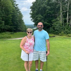 Supporting @universityofsouthernmaine Athletics and playing in their golf tournament with Josh was such fun! Thank you USM for hosting a great event. Getting out into the community is one of my favorite things to do! #InsuredWithJulie #portland #Golf #USM #UniversityofSouthernMaine #Maine #jakefromstatefarm