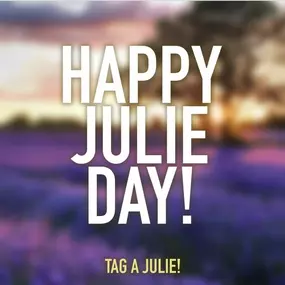 ???? Happy National Julie Day, everyone! ????

That's right, May 22 was officially National Julie Day! A day so fabulous, it had to be dedicated to celebrating all things Julie – which, of course, means celebrating ME! ????

In 2024, this glorious day fell on a Wednesday which was perfect timing for a golf outing with one of my favorite ladies. Let's get over the midweek slump with some Julie joy! Whether you're a Julie, know a Julie, or just love the name Julie, today is the perfect day to spre